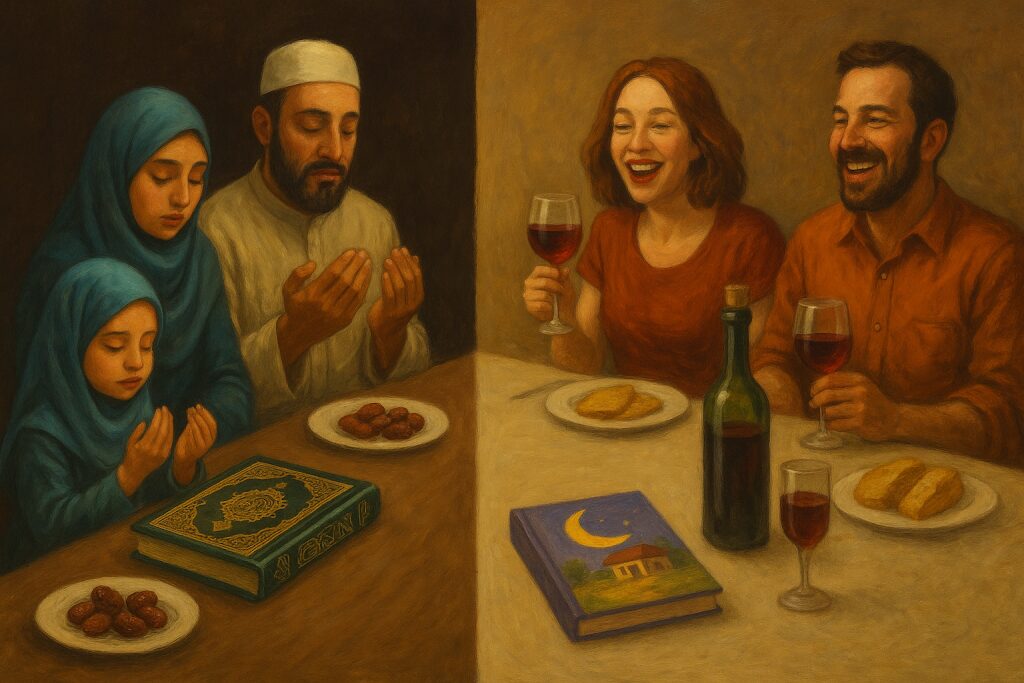 Between the Parents With the 4-Year-Old in Hijab — and the Ones Who Pour Wine at Eid