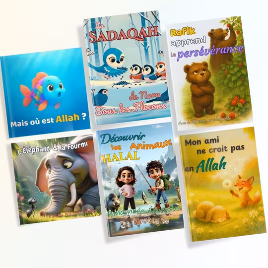 Livres Mayous côte à côte — contes pour enfants musulmans, islam pour enfants